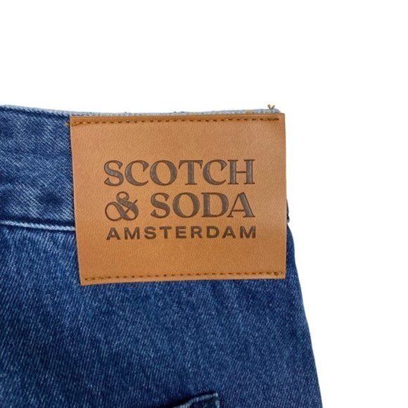 Scotch & Soda The Verve Straight Leg Relaxed Utility Fit embroidered Jeans 36 32 - Picture 8 of 16